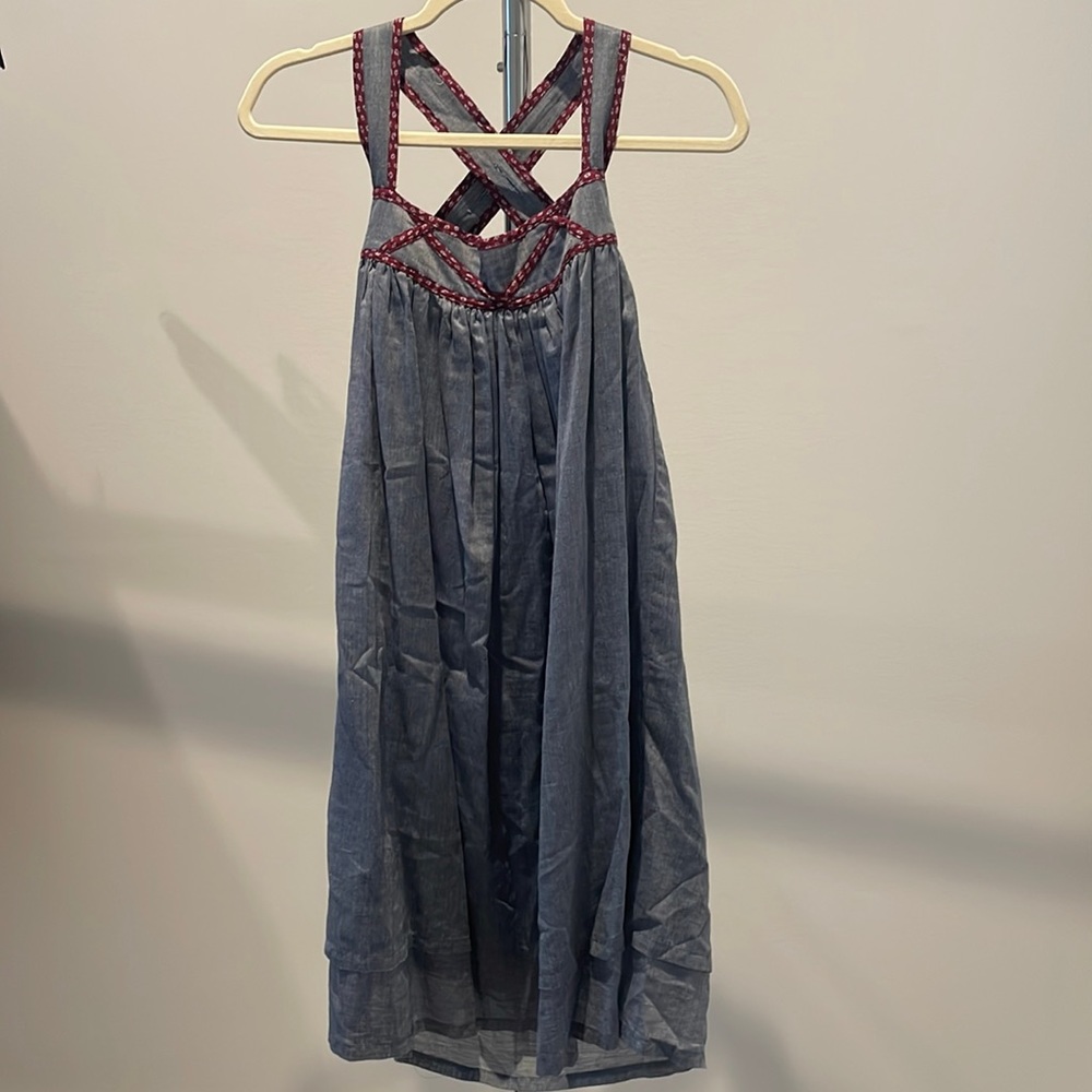 Girls Chambray Dress Size 12